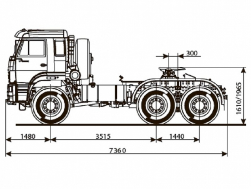 65221-6020-53 Тягач КАМАЗ