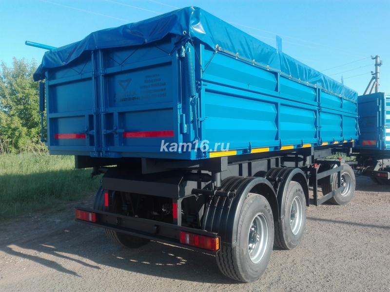 Трехосный прицеп зерновоз самосвал 20 тонный