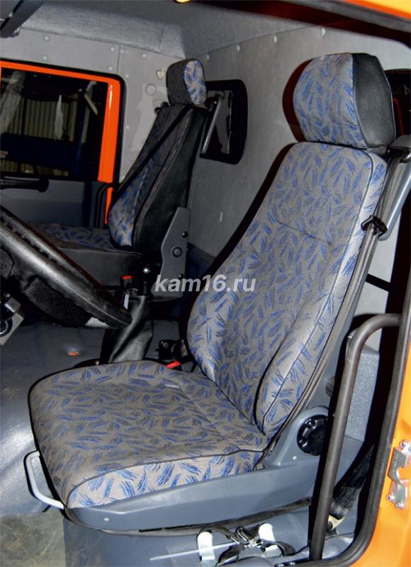 Установка водительского сиденья на пневмоподушке (с ремнем безопасности)